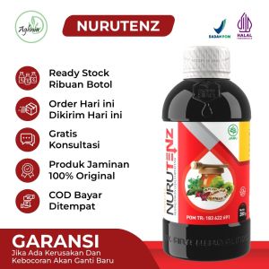 Madu Nurutenz Obat Herbal Penurun Tekanan Darah Tinggi Hipertensi Vertigo HALAL & BPOM