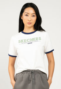Skechers Women Skechers Authentic - Iconic Short Sleeve Tee - SL425W468-00QF  Perempuan