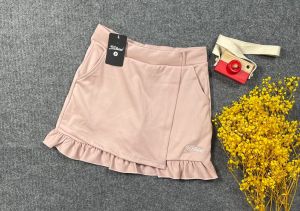 V003 - Váy tennis đắp tà đuôi cá 2 lớp thể thao tập gym yoga golf vải thun poly 2 da siêu cấp