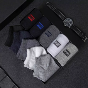 Paket 12 Pasang Kaos Kaki Olahraga kantor Motif Sport Sebetis pria & Wanita tebal nyaman & Anti bau