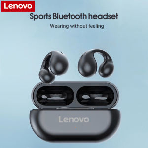 ♥Limit Free Shipping♥Lenovo Bone Conduction Earphones TWS Wireless Ear Clip Bluetooth 5.3 Headphones Earcuffs Sport Outdoor Headset For iPhone Android