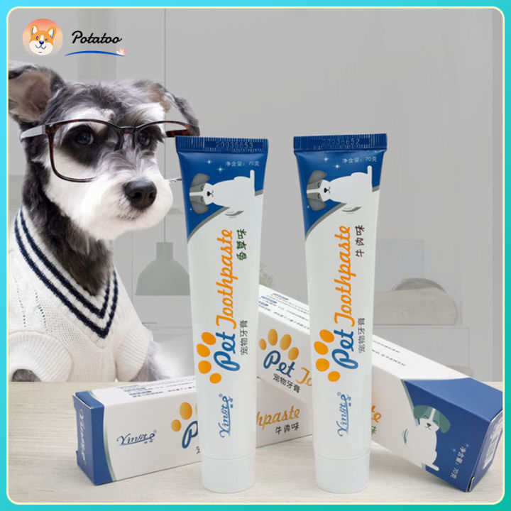 Fish Dog Toothpaste Dog Toothpaste Dog Toothbrush Pet Supplies Dog Cat Toothpaste Set Mouth ...