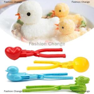 [COD] Fashion Change Cute Duck Shaped Rice Mold Maker Clip Children Outdoor Plastic Duck Rice Mold DIY Snowball Maker Sushi Mold With Handle