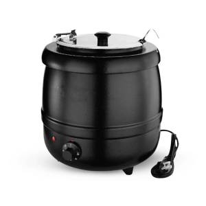 หม้ออุ่นซุปไฟฟ้า 10 ลิตร หม้ออุ่นข้าวต้ม Soup pot หม้อสแตนเลส/ด้านนอกเป็นเหล็กสีดำ🚩 มีพร้อมส่ง