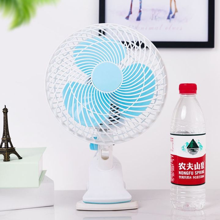 Shaking Head Mute Mini Electric Fan Portable Table Desktop Clip Fan Grow Tent Pole Oscillating Fans