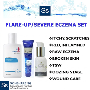 Pharmaceutical Grade - Eczema/Sensitive Skin Wound Care Set -Broken/Scratched/Raw Eczema/TSW