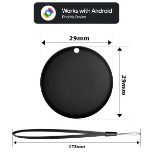 Anti-Theft Moto GPS Tracker for Android Device Bike Finder Locator Under The Seat Anti-Lost Motorcycle Smart Tag for Google Find My Device App (Only for Android) IP67 Waterproof Adhesive Mount Screw-On Design Find Your Moto Bike Car & More