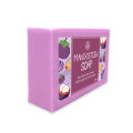 3 PCS Bendurya Mangosteen Soap infused with Virgin Coconut Oil (100g). 