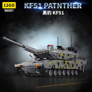 Bộ lắp ráp mô hìnhxe tăng thế hệ 4: Black Panther KF15 Abrams X – Đồ chơi quân sự cho bé trai