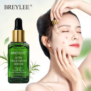 BREYLEE Facial Serum Acne Care Moisturizing Tea Tree Oil 17ML Acne Pimple Scar Removal Anti Acne for Face Skin Care Beauty Product