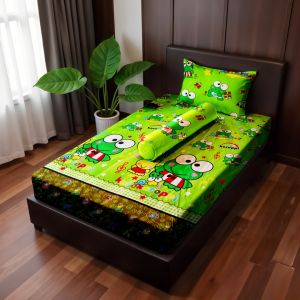 Zhufumilost - Sprei Set New Anak Motif Karakter Ukuran  120x200cm Elegan Terbaru