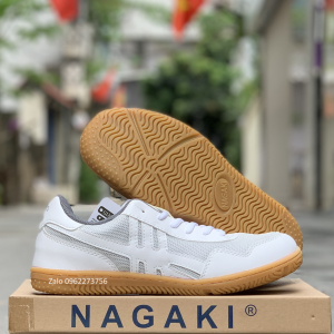Giày cầu lông nam nữ Nagaki Ashihato Trắng