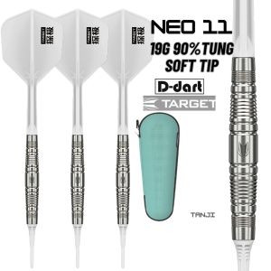 TARGET SOFT TIP DARTS - 19G NEO 11 CAMPUS EXCLUSIVE 90% TUNGSTEN SOFT DART
