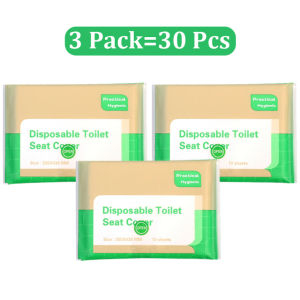 10-50Pcs Disposable Toilet Mat Portable Waterproof Soluble Water Toilet Seat Cover For Travel Camping Hotel Bathroom Accessories