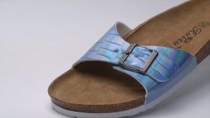 [Free Shipping] 2026 RuiZu Summer New Womens Cork Slippers Trendy Womens Casual Sandals Casual Girls Beach Shoes in Fantasy Colors
