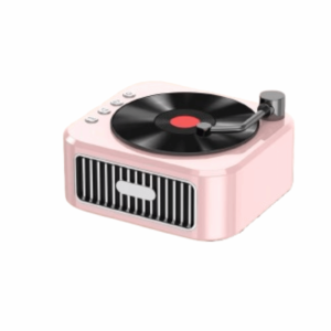 DUDAN HiFi Sound Vinyl Record Player Waterproof Rich Bass Portable Speaker Classical USB Interface Mini Wireless Bluetooth Speaker Outdoor Use