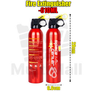 610ml Fire Extinguisher- Portable Fire Extinguisher Non-Toxic Fire Extinguisher Emergency Tools Home Accessories Small Fire Extinguisher Easy Clean Fire Extinguisher