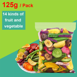 Mr.Squirrel 14-in-1 Dried Mixed Fruits And Vegetable Chips 250g Buy 1 Take 1 Assorted Vegetable Chips 12 Types Crispy Fruits Mixed Veggies Chips