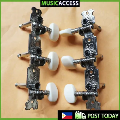 A Set of 1R1L Classical Guitar Locking String Tuning Pegs Keys Tuners Machine Head旋钮通用琴钮