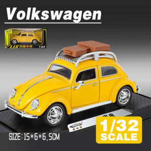 LEO 1:32 Volkswagen Beetle 1955 Diecast Model Car Alloy Cars Toys Collection Gift For Kids Boy Girl