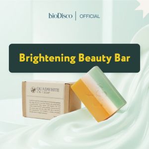 Bioessence Quadwhite 4-in-1 Soap 100g | Glutathione Kojic Papaya Vitamin C Soap
