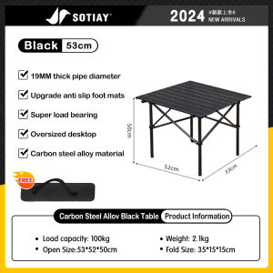【Fast delivery】Foldable Camping Table Portable Folding Meja Outdoor garden Picnic Table Egg Roll Table Aluminum Makan