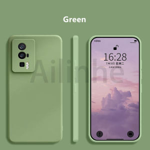 เคสโทรศัพท์กันกระแทกสำหรับ Xiaomi Poco F5 X5 Pro X4 M4 Pro M5 M5s M4 F4 X4 GT 4G 5G แบบนิ่มที่เป็นซิลิโคนเหลวสี่เหลี่ยมหรูหรา