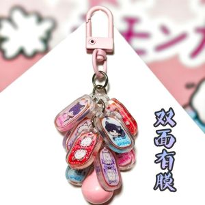 Game Love and Deepspace Anime Girl Keychain Kawaii Xavier Rafayel Sylus Caleb Keyring for School Bags Backpacks & Phones Perfect Gift for Students
