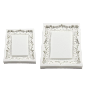 3D công cụ dụng cụ làm bánh khuôn làm món từ đường khuôn bánh cổ điển dập nổi khung hình dạng quà tặng cho người yêu nướng thực phẩm cấp Silicone