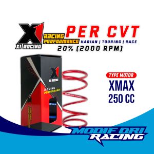 XMAX - PER CVT 2000 RPM X1 RACING - YAMAHA XMAX 250 - MODIFIKASI ORI