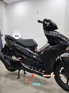 Thảm Lót Sàn Xe AirBlade / AB 125/160 đời 2022-2025 Gác chân trước Air Blade) - Cao su Inox Xi Crom Carbon