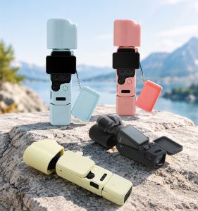 Ốp case silicon bảo vệ DJI Osmo Pocket 3 4 4P combo Tay Cầm Máy Ảnh Gimbal Vỏ Chống Trầy Xước Vỏ Bảo Vệ Mềm Nắp ống kính