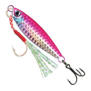 เหยื่อไมโครจิ๊ก Jigging Hook Spinner เหยื่อ 7 กรัม /10 กรัม /15 กรัม /20 กรัม /25 กรัม จิ๊กเลเซอร์โลหะ เหยื่อจิ๊กทะเล