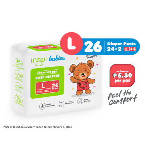 INSPI Babies Comfort Dry Baby Diaper for Baby Pants Medium to 3XL (XXXL) Pack of 1 Baby Needs - free shipping essentials