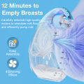 Dr.isla EB51 Breast Pump Wearable Electric Hands-Free 3 Modes 12 Levels BPA Free Flange 18&21&24MM 150ML. 