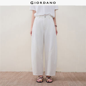Giordano Women 100% cotton high waist ankle length banana jeans Free Shipping 18426103