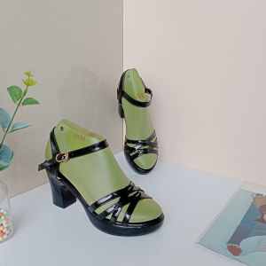 Dép nữ Trung Niên HShop đế đúp quai thắt nơ ấu thời trang 3 phân 5 phân 7 phân 8 phân đủ Size lớn nhỏ KH-02