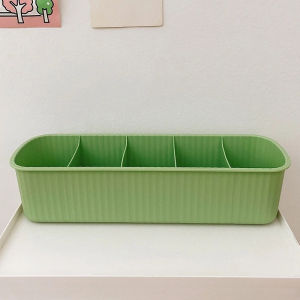 5 Grids Desktop Organizer Storage Box Large Capacity Office Storage Box Cosmetics Desktop Storage PAZU