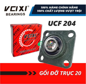 [CHÍNH HÃNG] Bộ gối đỡ vòng bi UCF204 lỗ trục 20mm chất lượng cao  UCF 204 cốt trục 20mm đủ loại