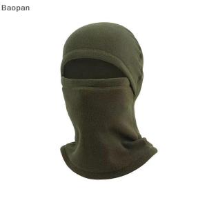 Baopan หน้ากากคลุมเต็มหน้าสำหรับขี่กลางแจ้งอบอุ่นในฤดูหนาวผ้าคลุมศีรษะไหมพรมขนแกะสำหรับรถจักรยานยนต์ตกปลาเล่นสกีหมวกกันลมให้ความอบอุ่น