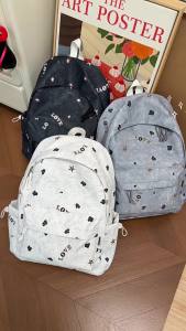 AE2026 New Korean Style ins Stylish backpack for girls high-looking student schoolbag niche travel backpack for women