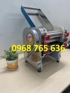 Máy cán bột làm đế pizza Máy cán bột mì làm bánh bao há cảo bánh tiêu FKM200(Trục cán 20cm ) chạy điện gia đình