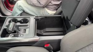 OnlyF U JeCar Center Console Storage For Ford F150/F250/F350/F450  2015 UP ABS Car Interior Mouldings Accessories 5B8Q6