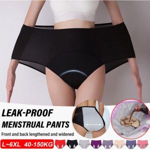 ✨Leak-Proof Period Panties✨Anti-Bacterial Plus Size L-6xl✨Overnight Protection 3d Layer Breathable Menstrual Panty
