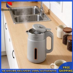 Vktech Electric Kettle with 1.7L Capacity Fast Boiling Auto Shut-Off and Cool Touch Exterior in Silver Finish