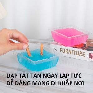 Gạt tàn dùng 1 lần hút khói dùng trên ô tô chống ám khói chịu được nhiệt độ cao
