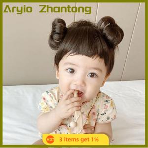 Aryio Baby Wig Braid Hairband wig for kids baby headband baby hair Children Bangs Head Buckle COS Hair Accessories Baby