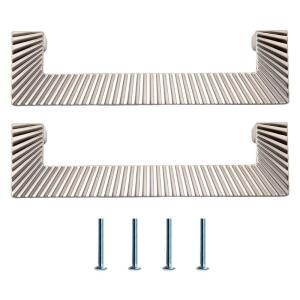 Pair Antique Metal Drawer Handles Center Vintage Cabinet Pull Personalizes Home Decoration for Bathroom & Dresser Use