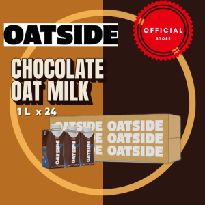 OATSIDE  Chocolate Oat Milk 200mL Pocket Packs (x24 Bundle Pack) Plant-Based Non-Dairy Milk