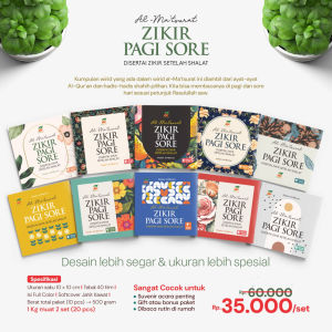 (ISI 10 BUKU) Al Matsurat Zikir Buku Dzikir Pagi Petang Sore